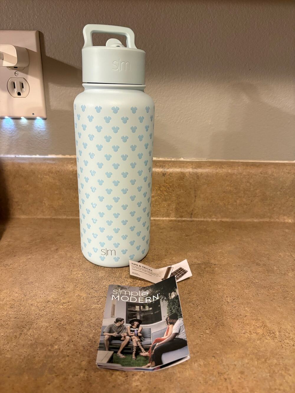 Simple Modern Disney Minnie Mouse water bottle is a 32-ounce